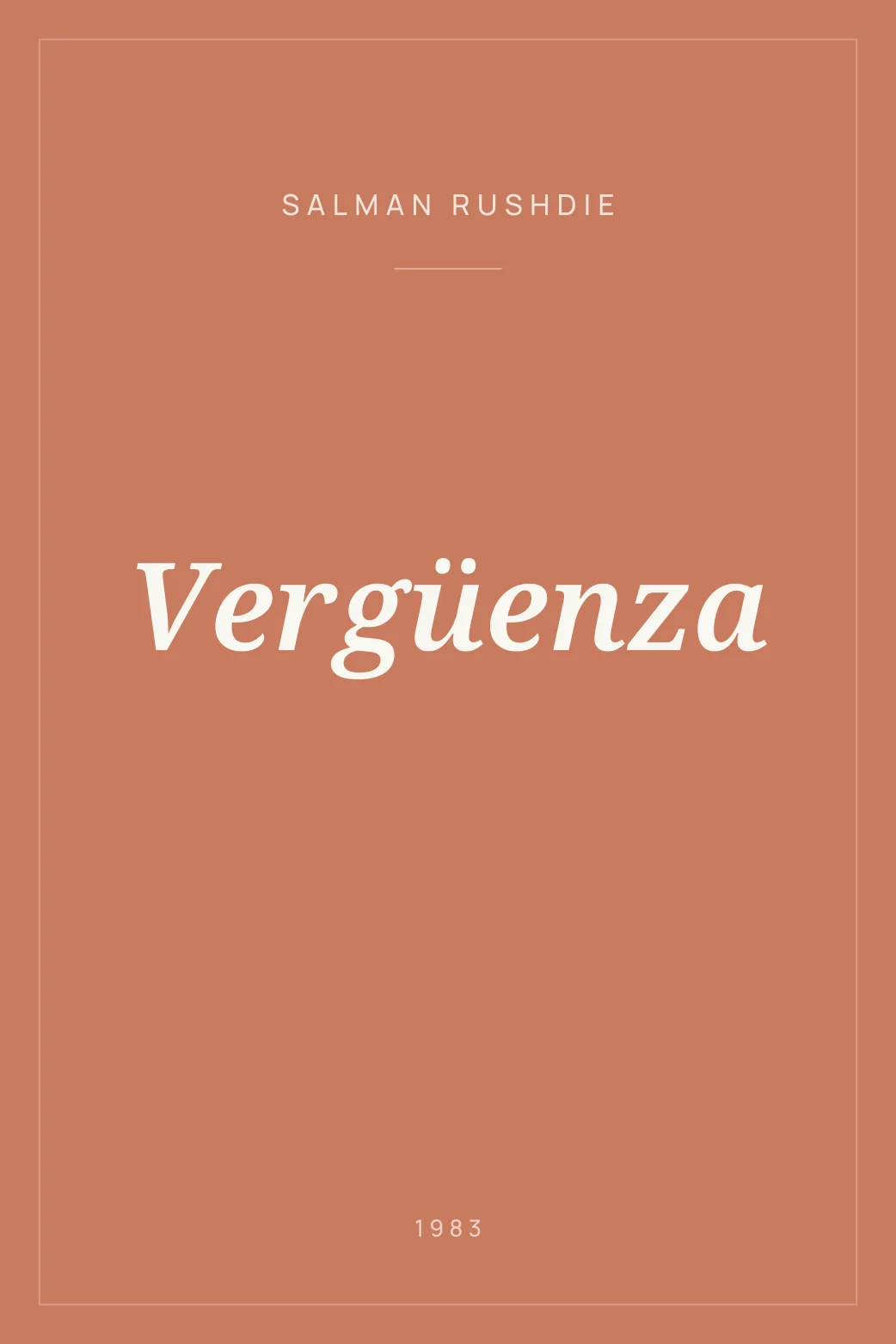 Portada de Vergüenza