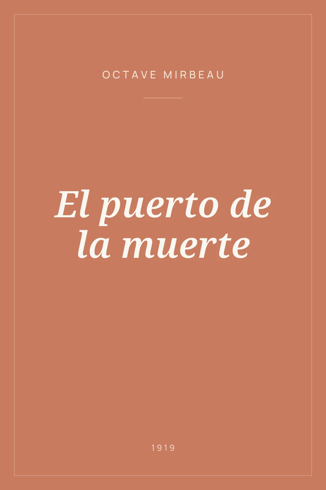 Portada de El puerto de la muerte