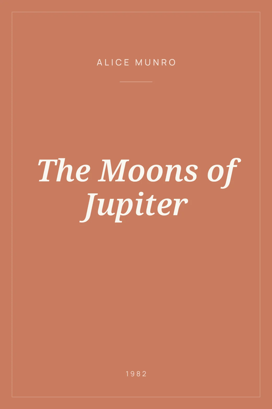 Portada de The Moons of Jupiter