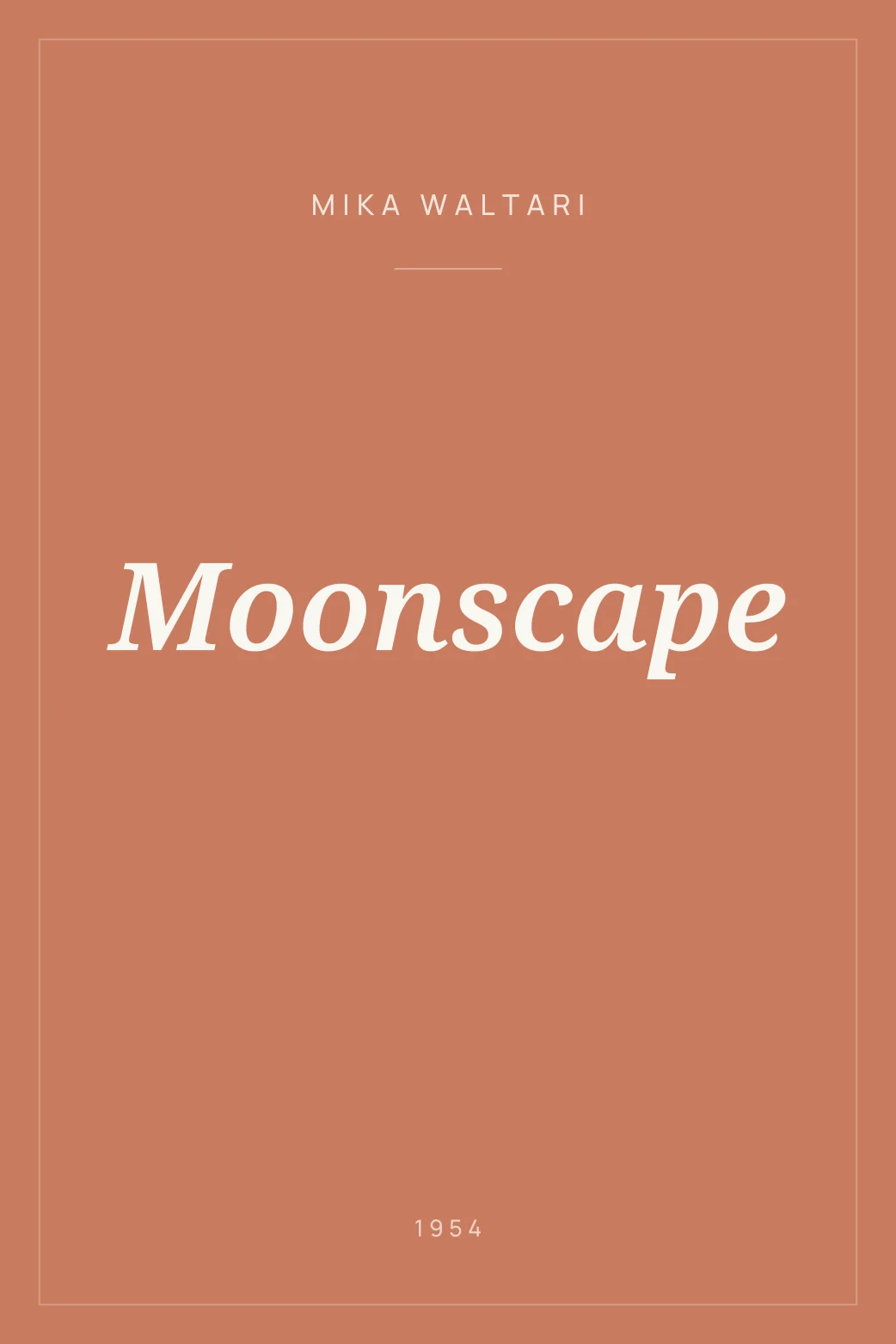 Portada de Moonscape