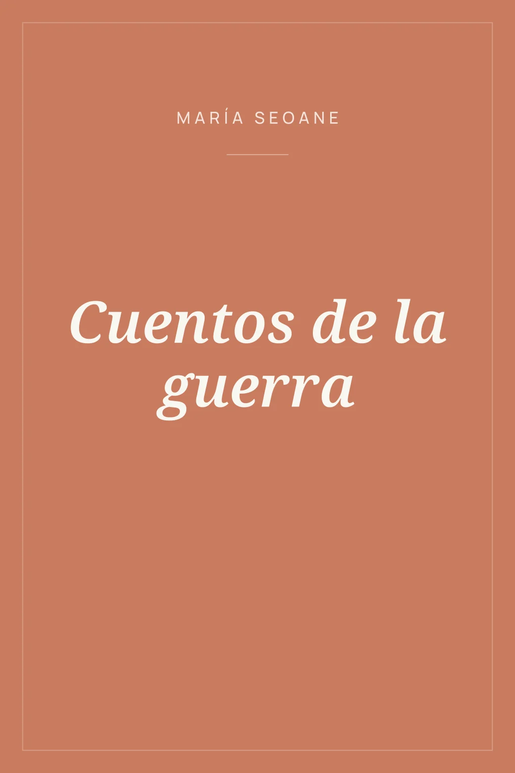 Portada de Cuentos de la guerra