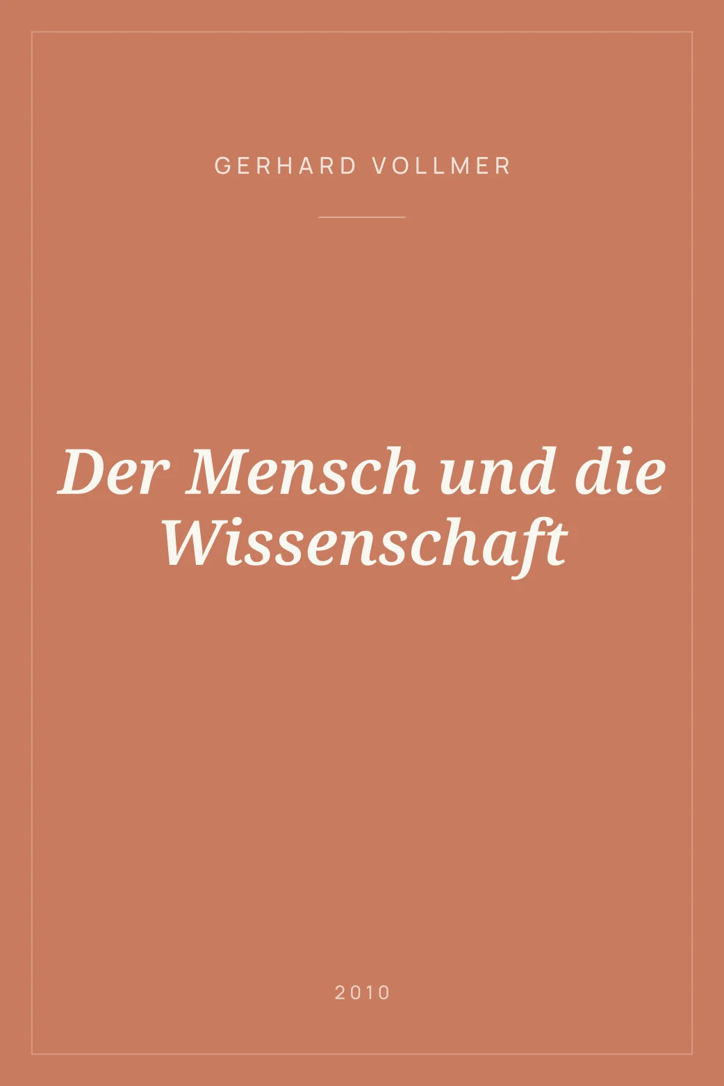Portada de Der Mensch und die Wissenschaft