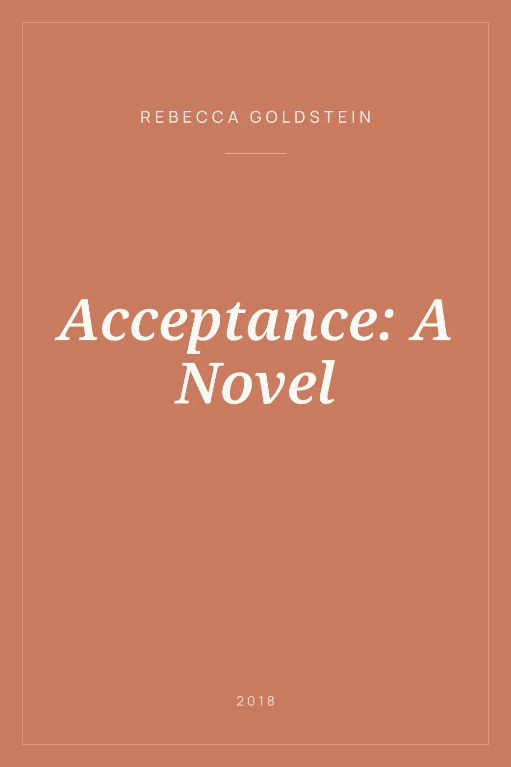 Portada de Acceptance: A Novel