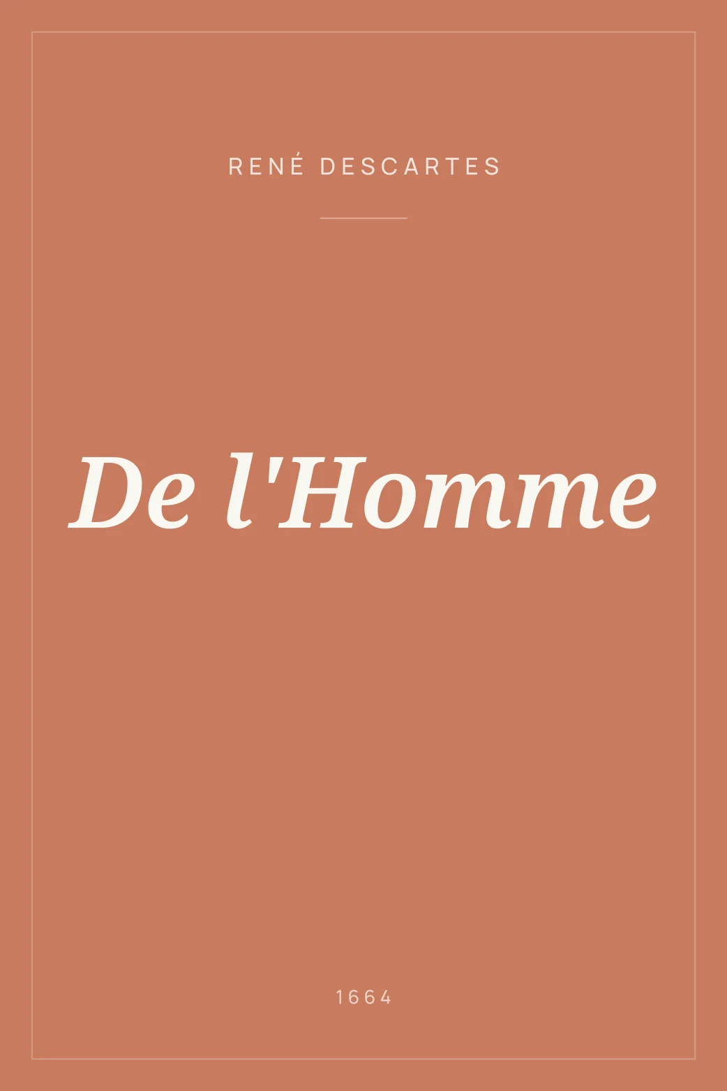 Portada de De l'Homme