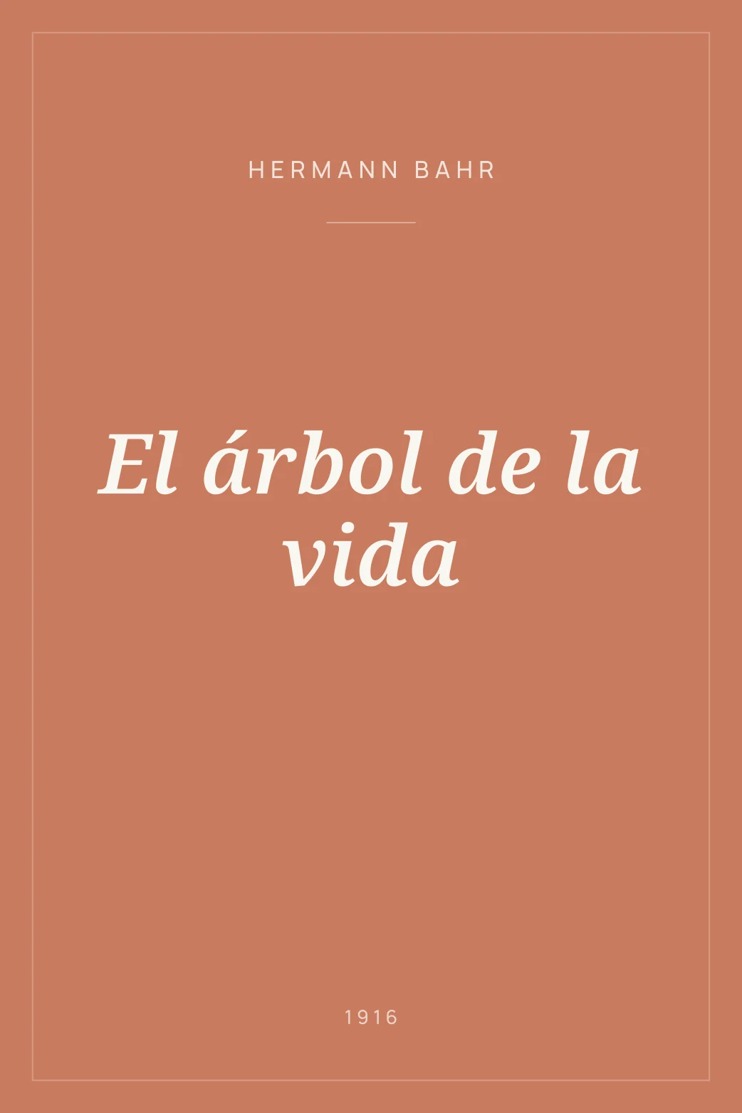 Portada de El árbol de la vida