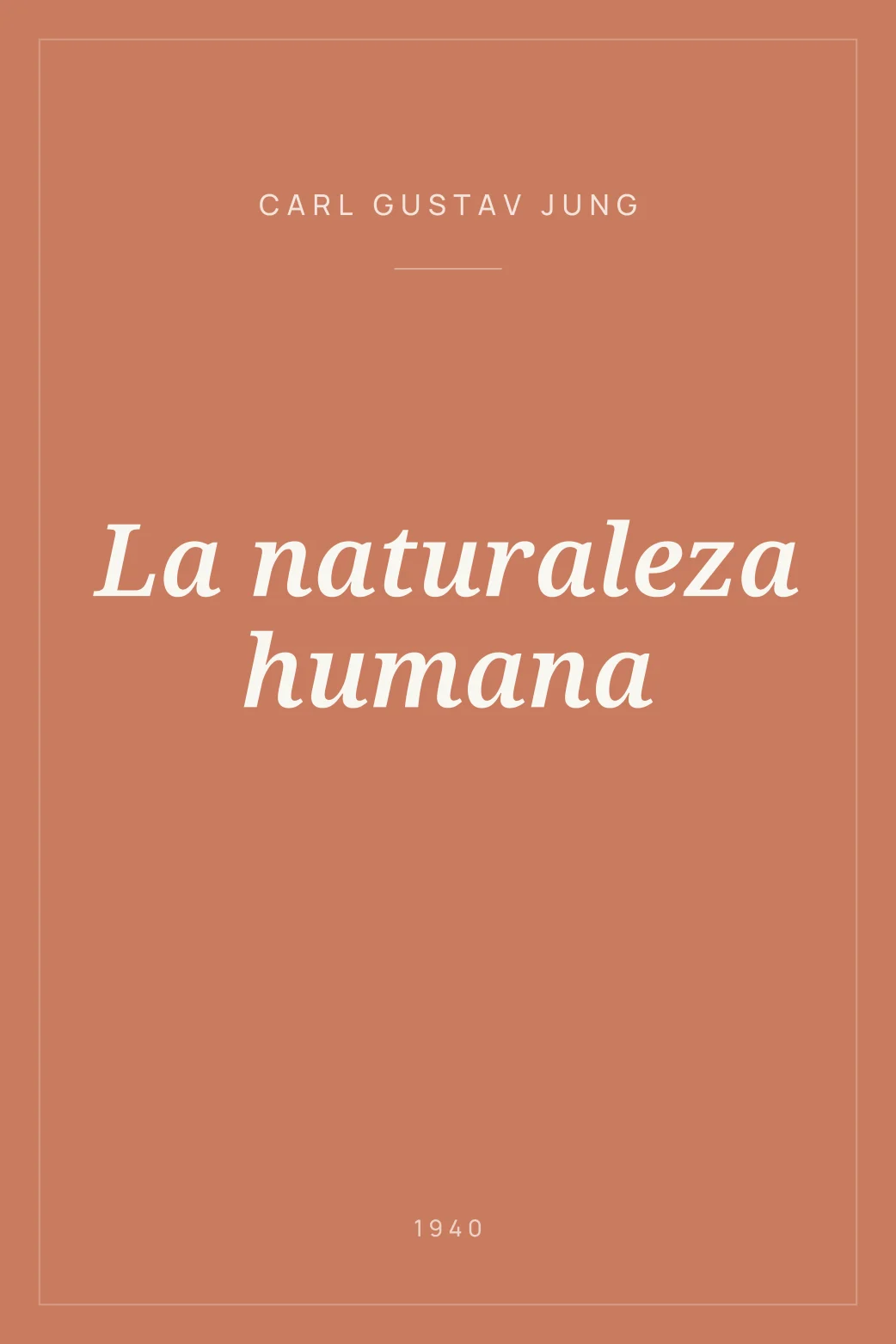 Portada de La naturaleza humana