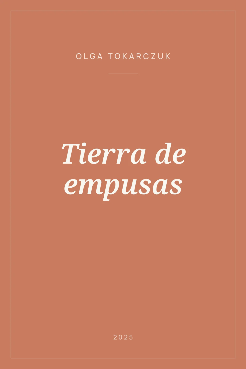 Portada de Tierra de empusas
