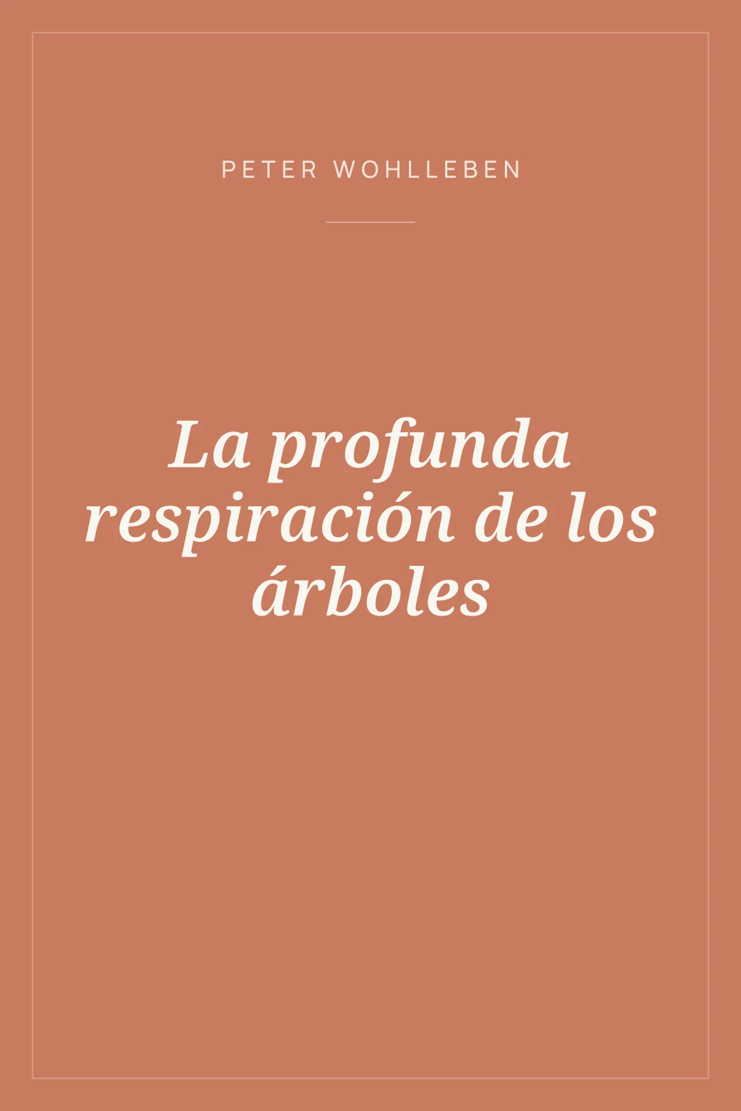 Portada de La profunda respiración de los árboles
