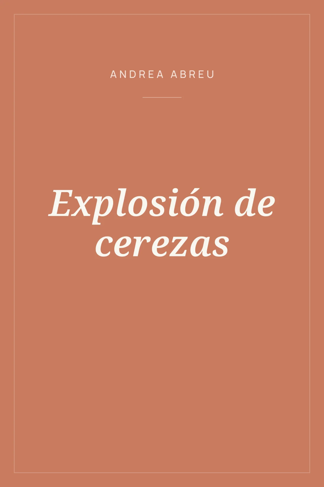 Portada de Explosión de cerezas