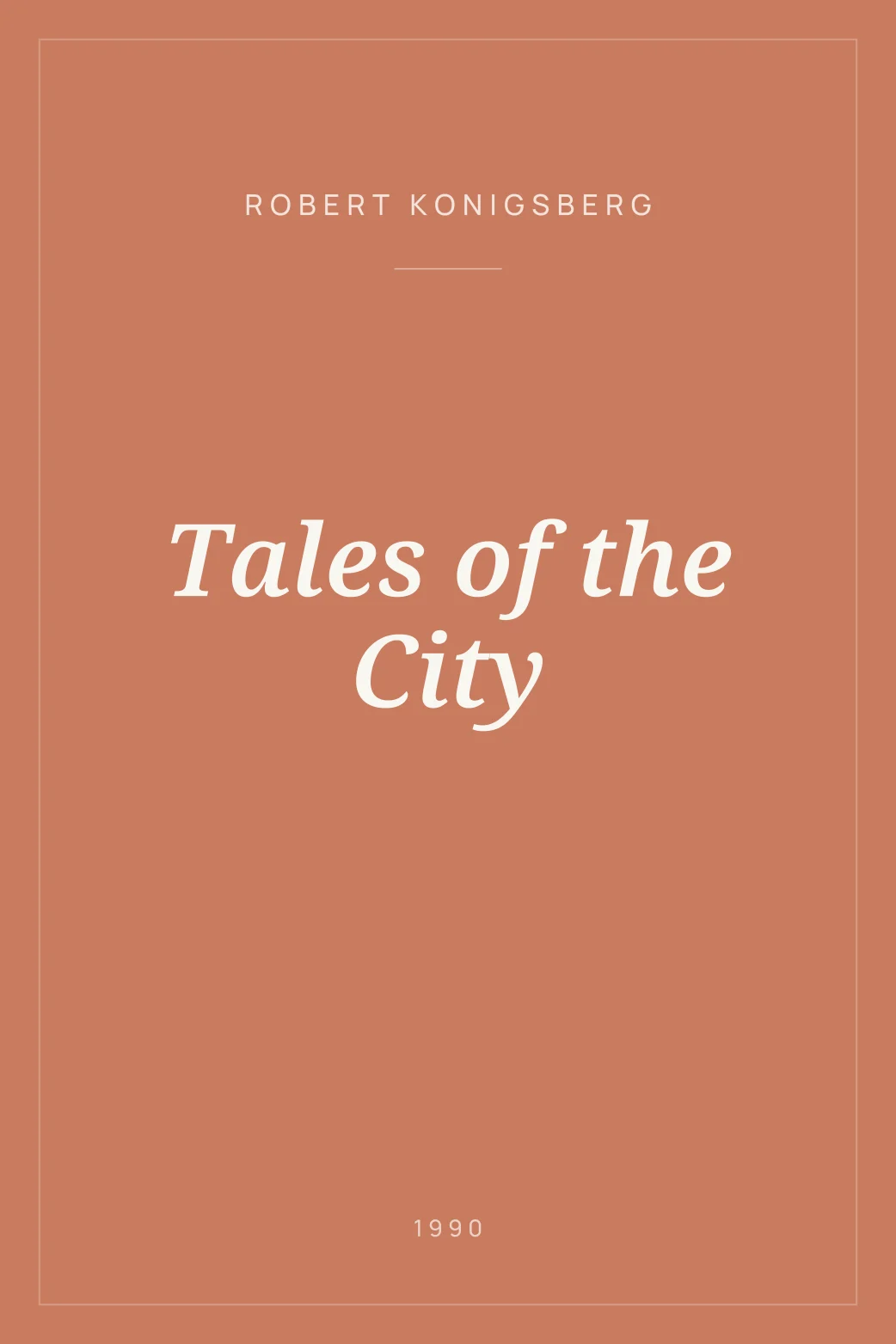 Portada de Tales of the City