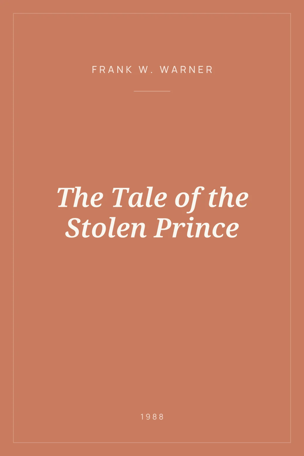 Portada de The Tale of the Stolen Prince