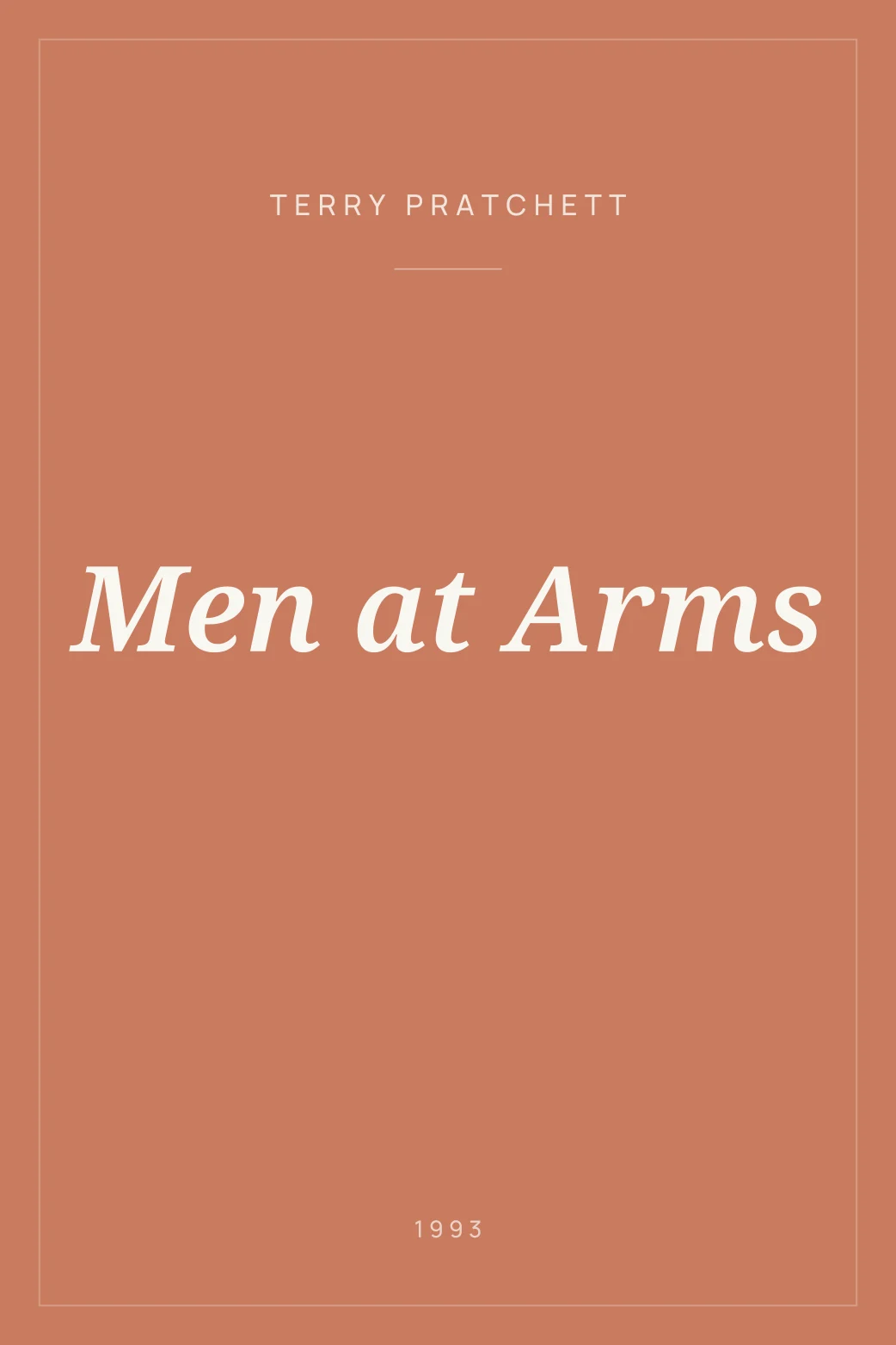 Portada de Men at Arms