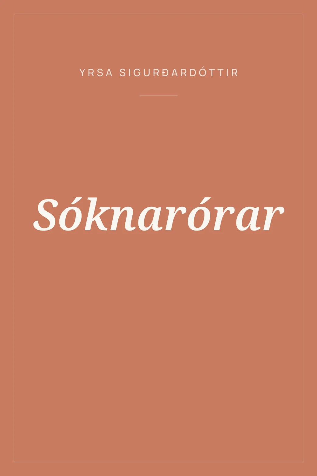 Portada de Sóknarórar