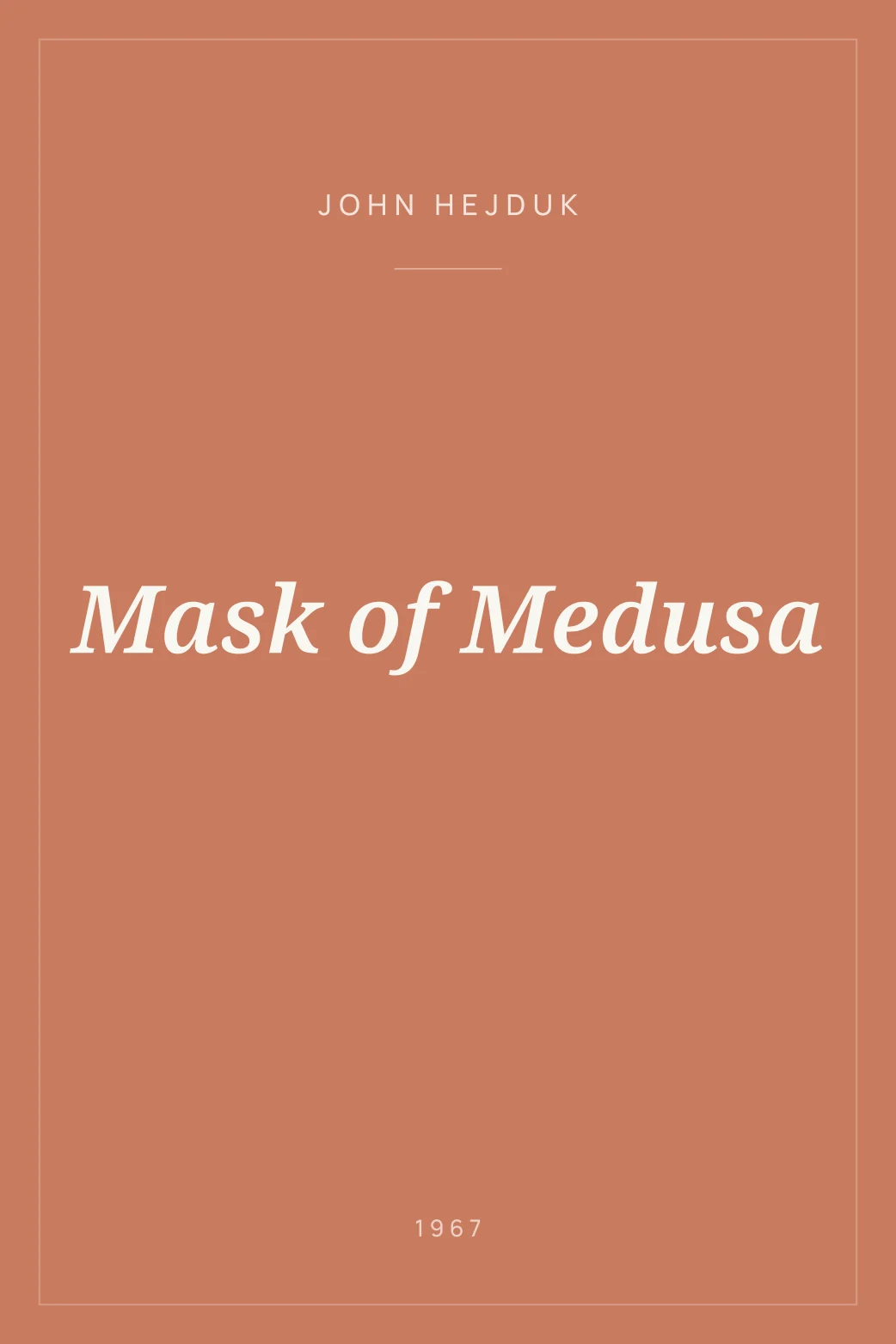 Portada de Mask of Medusa