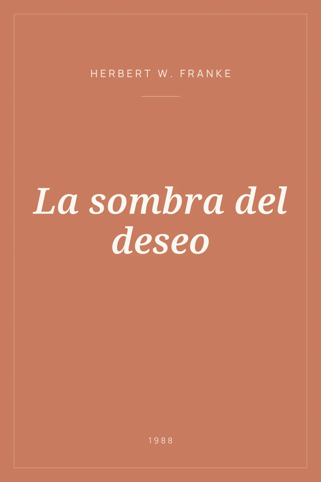 Portada de La sombra del deseo