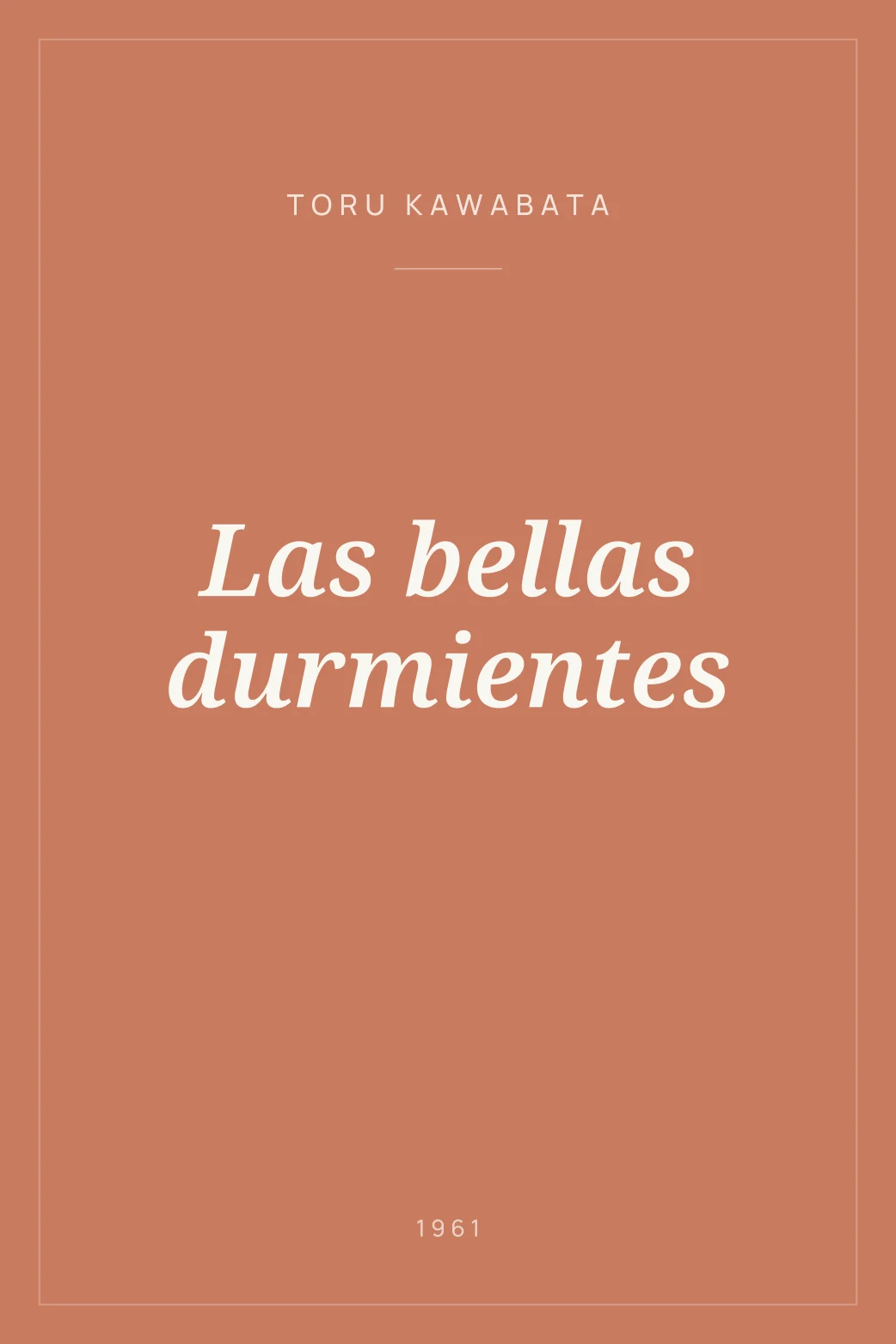 Portada de Las bellas durmientes