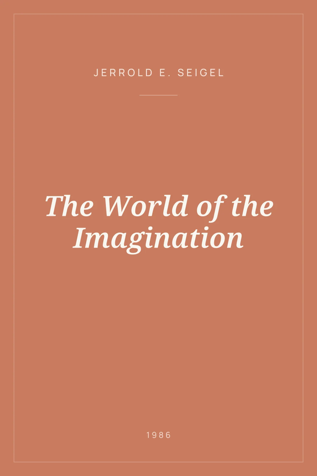 Portada de The World of the Imagination