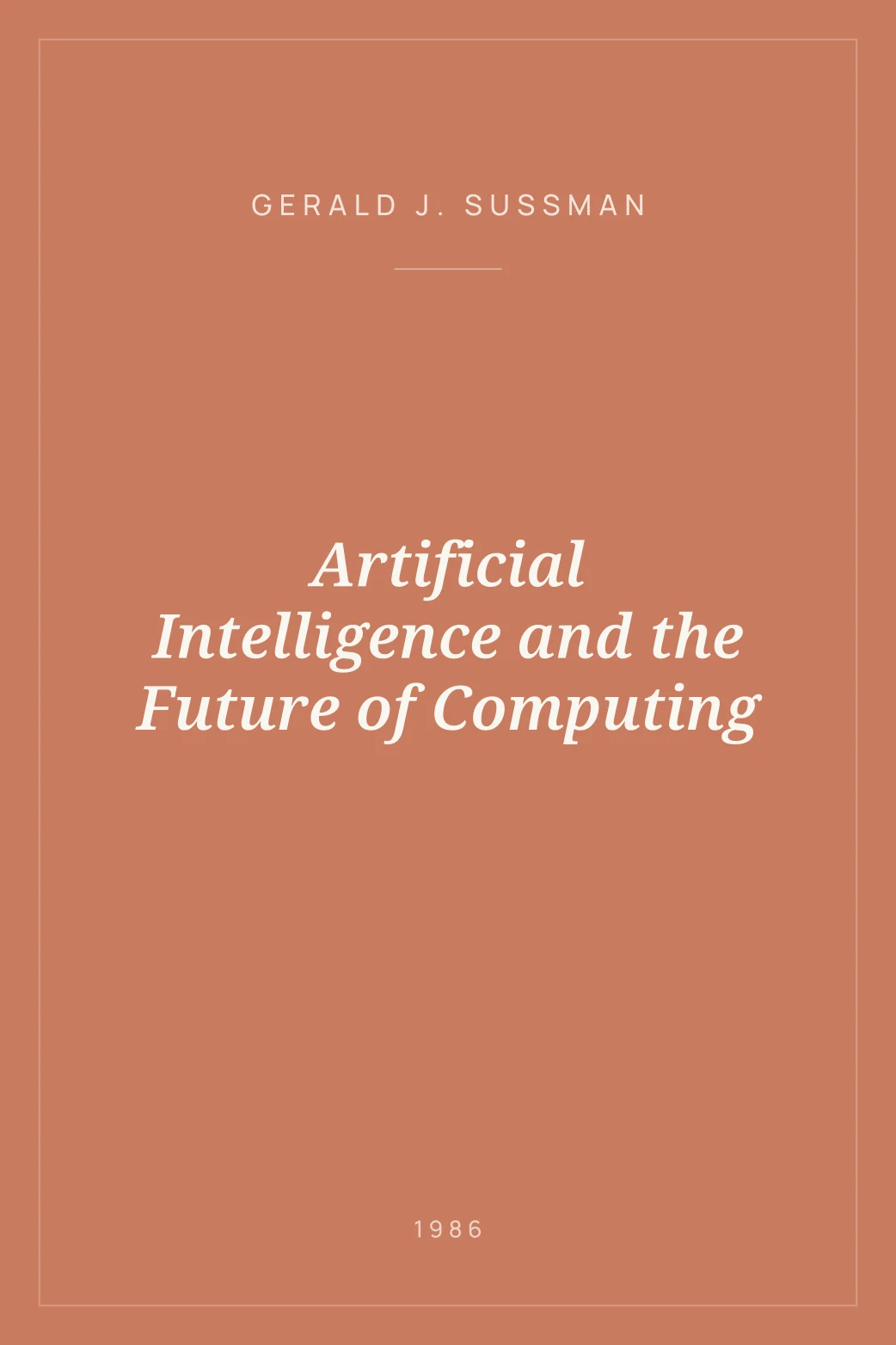 Portada de Artificial Intelligence and the Future of Computing