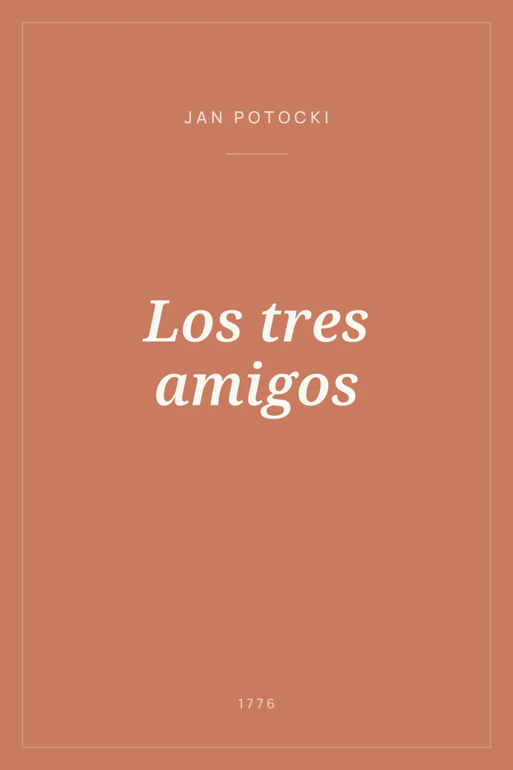 Portada de Los tres amigos