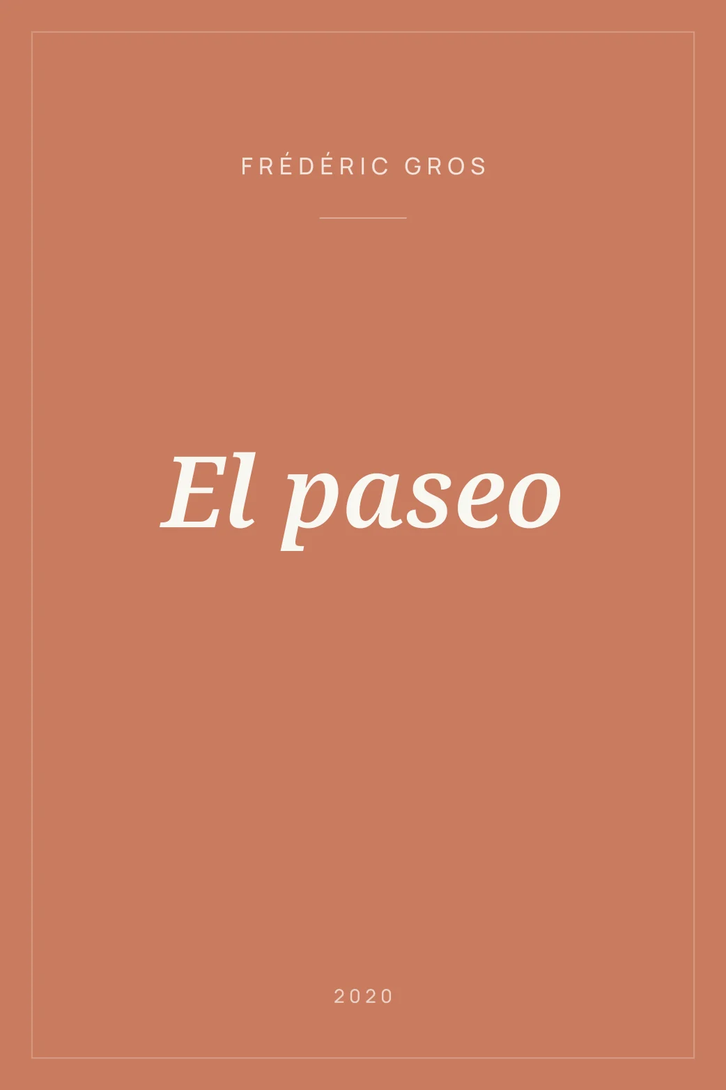 Portada de El paseo