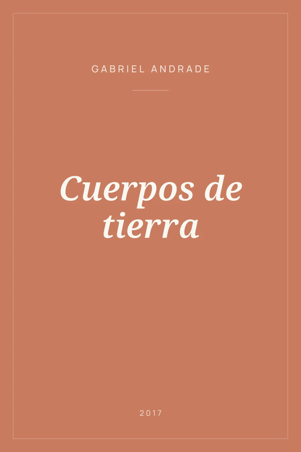 Portada de Cuerpos de tierra