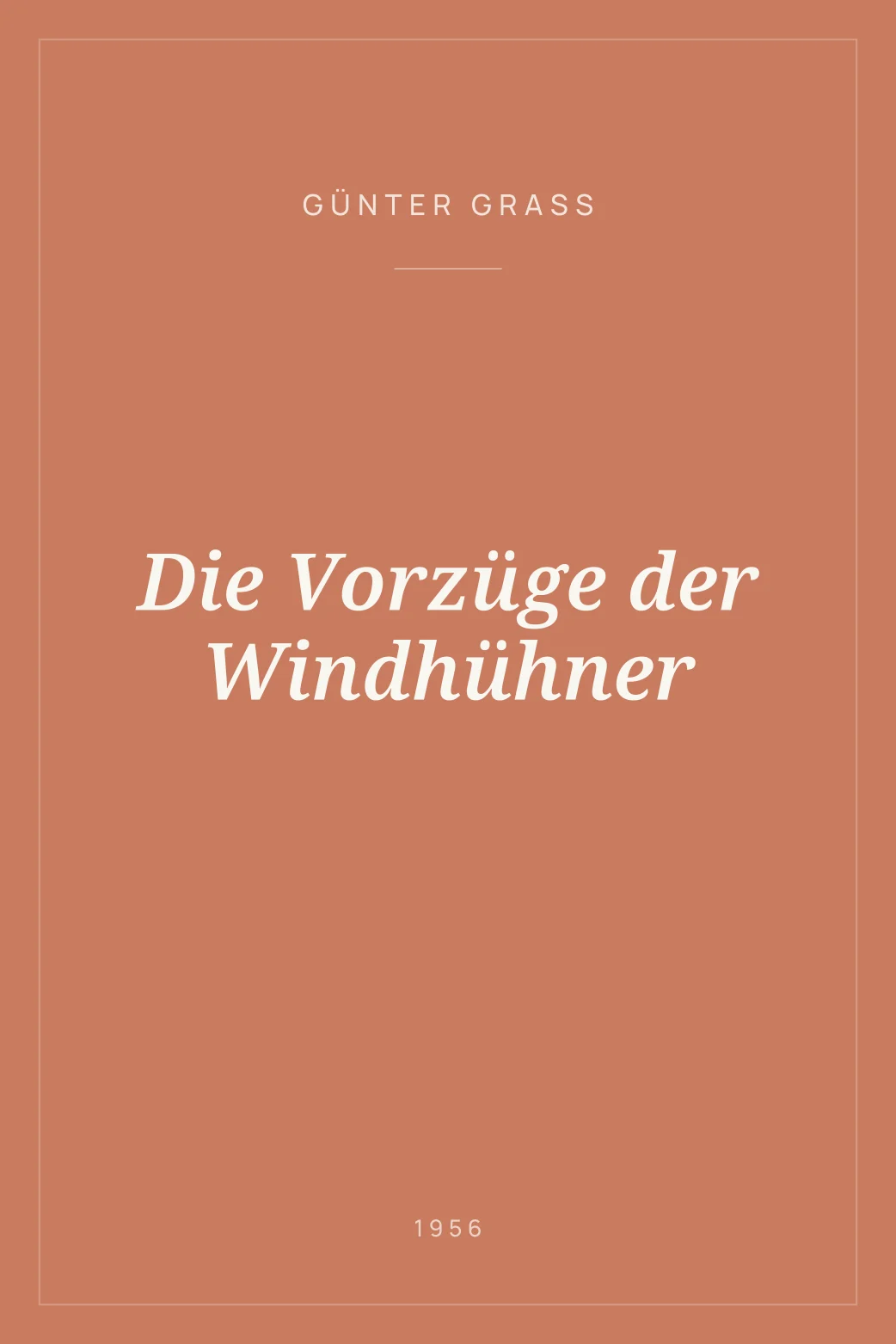 Portada de Die Vorzüge der Windhühner