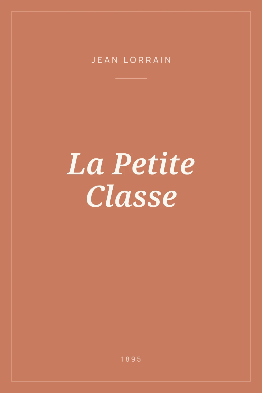 Portada de La Petite Classe