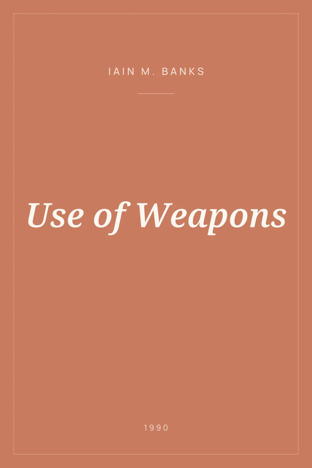 Portada de Use of Weapons