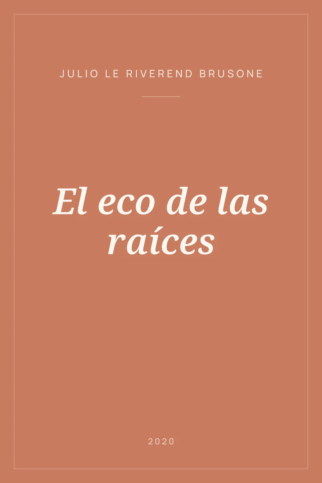 Portada de El eco de las raíces