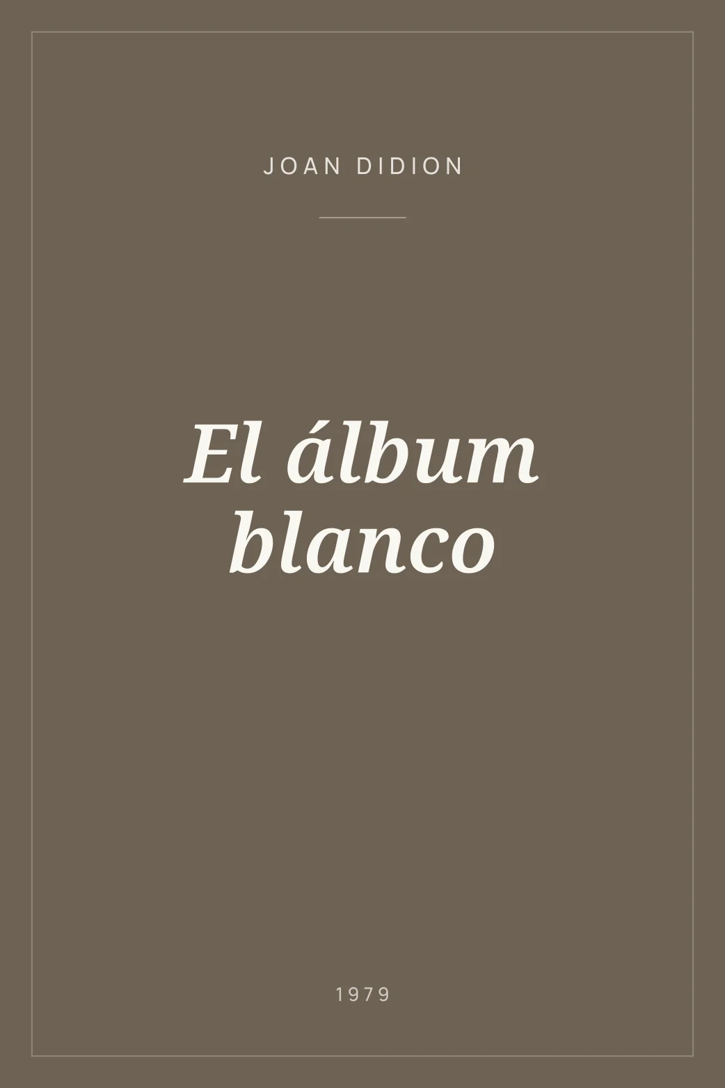 Portada de El álbum blanco