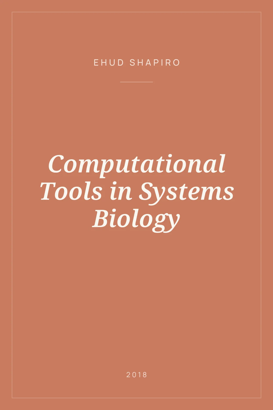 Portada de Computational Tools in Systems Biology