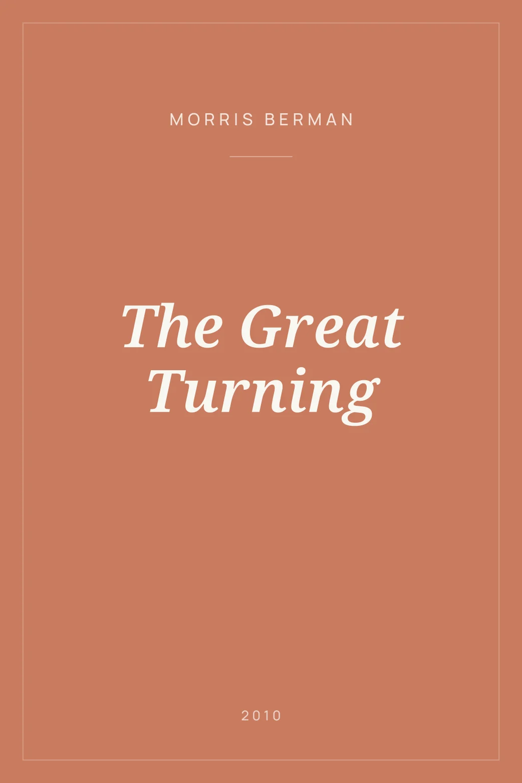 Portada de The Great Turning