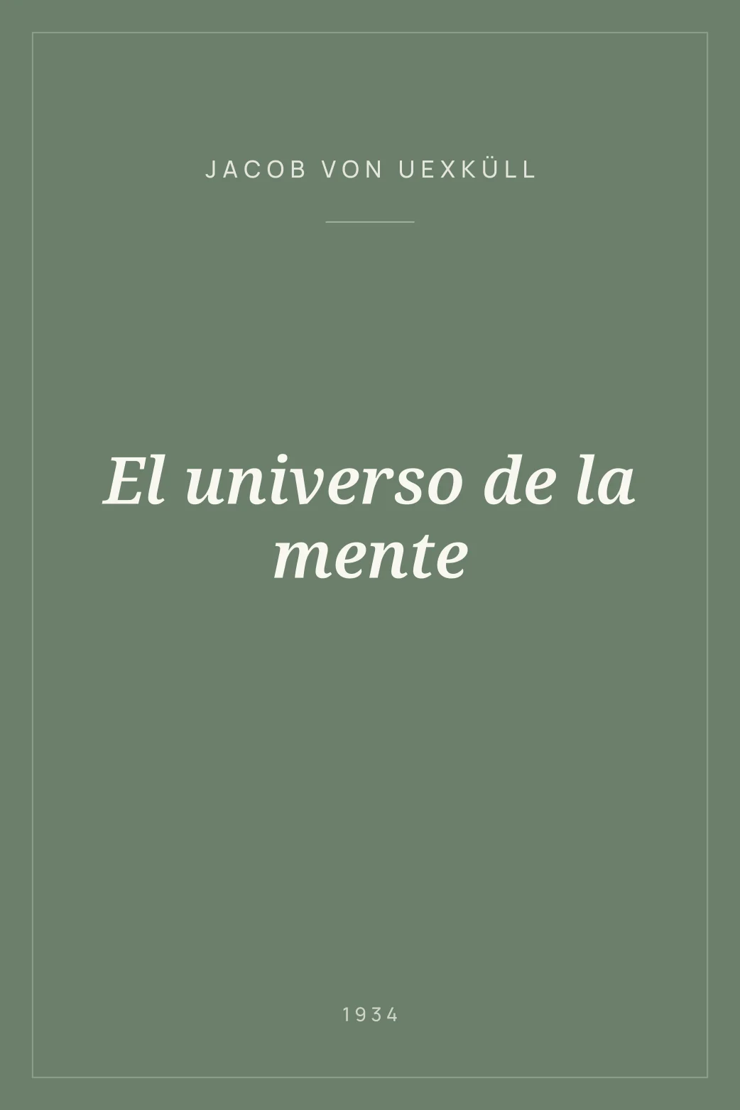 Portada de El universo de la mente