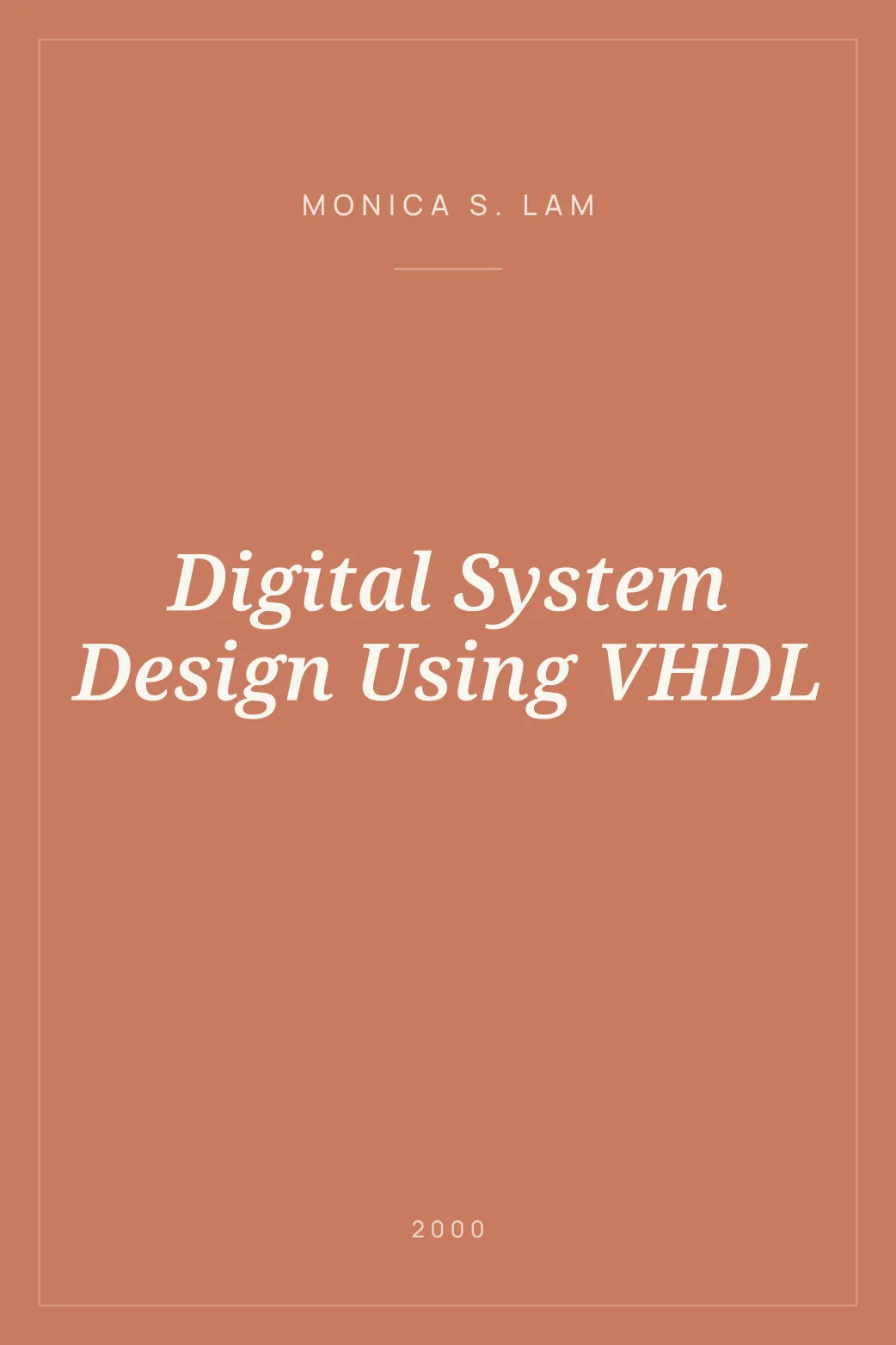 Portada de Digital System Design Using VHDL