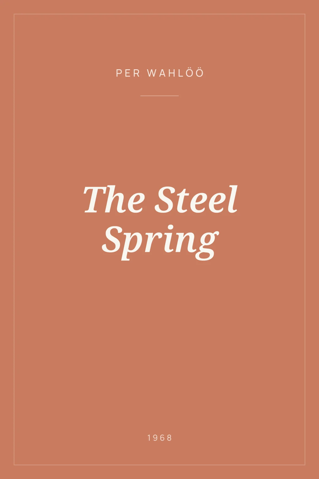 Portada de The Steel Spring