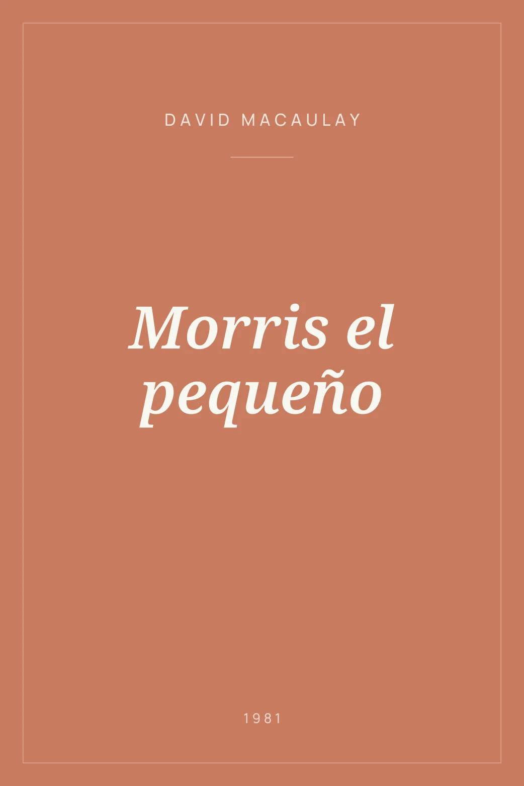 Portada de Morris el pequeño