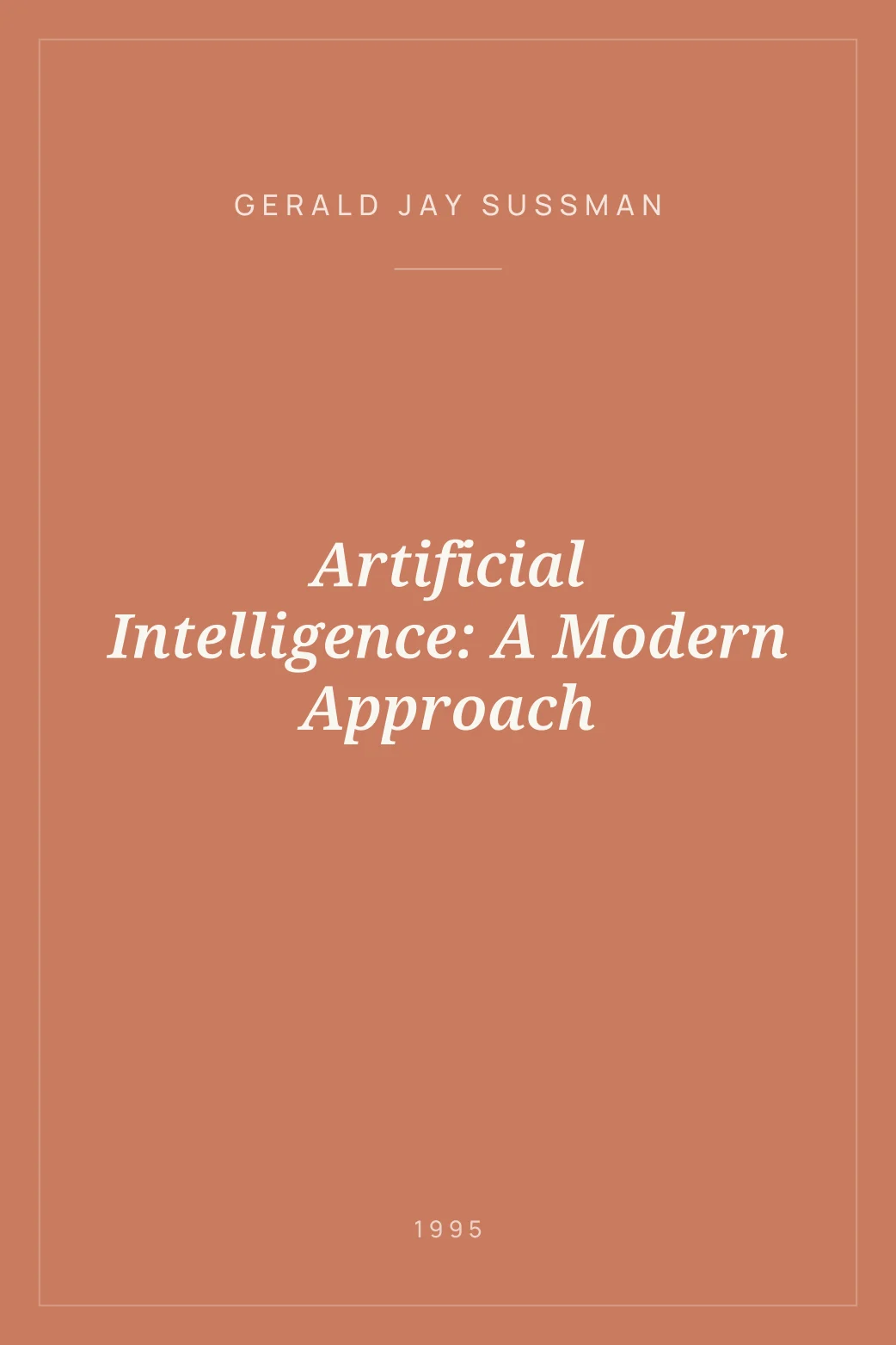 Portada de Artificial Intelligence: A Modern Approach
