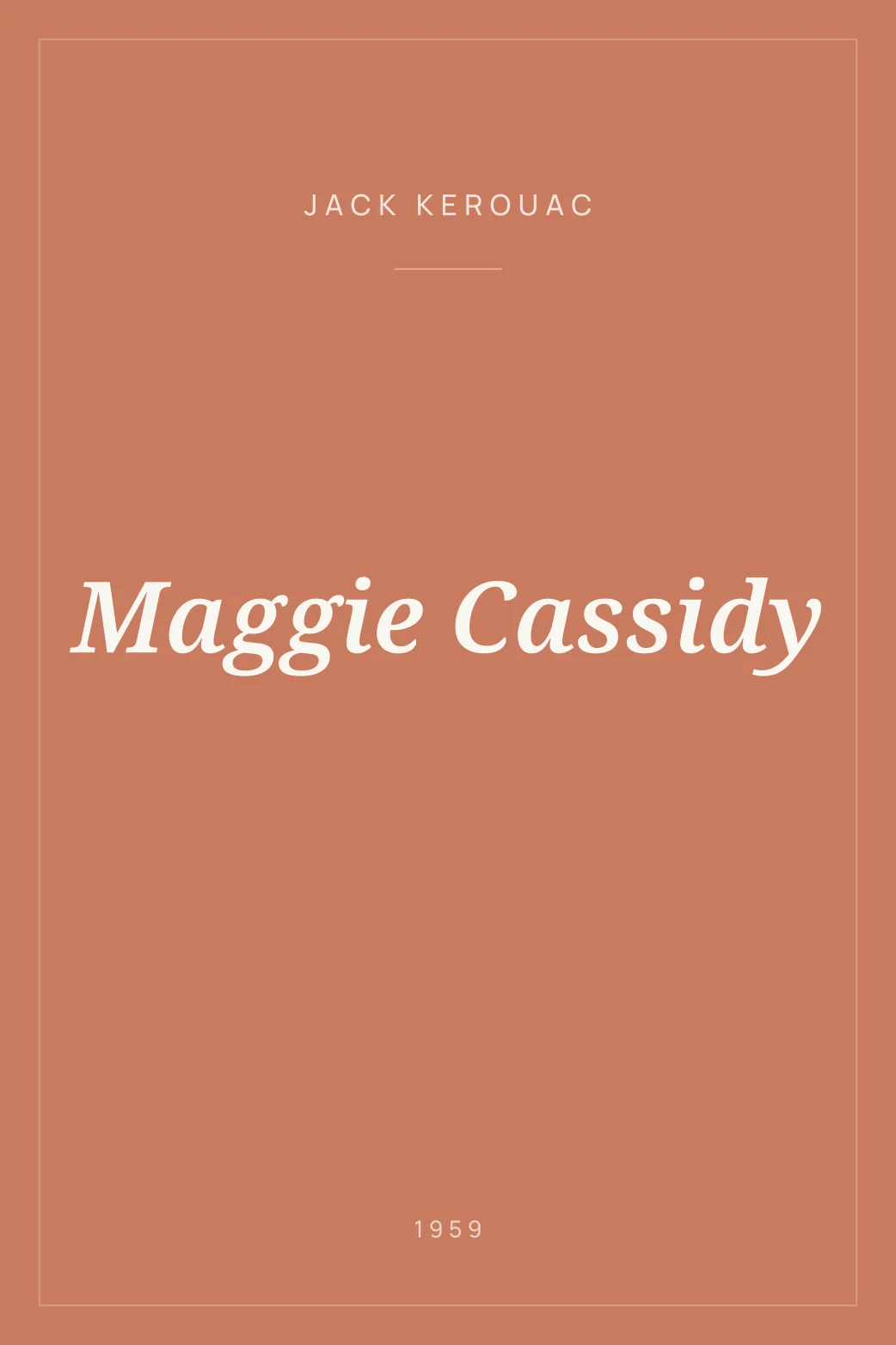 Portada de Maggie Cassidy