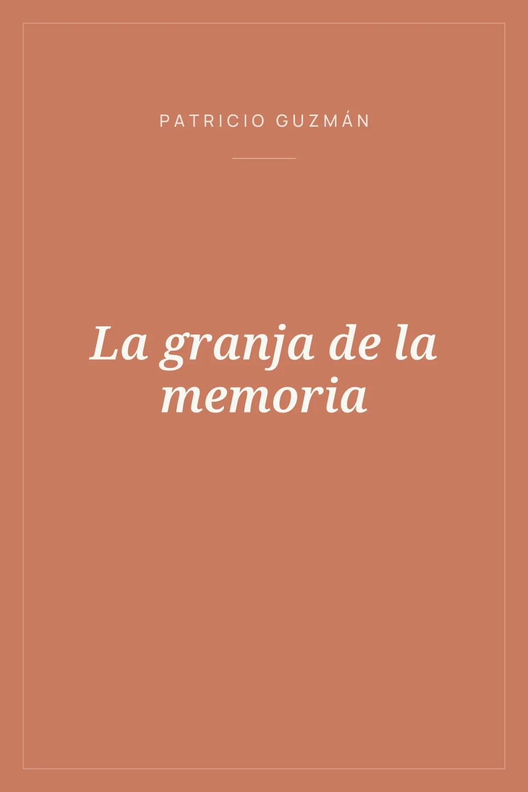 Portada de La granja de la memoria