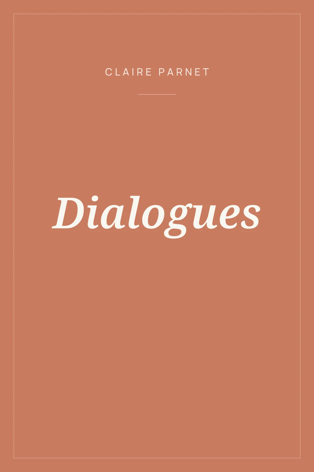 Portada de Dialogues
