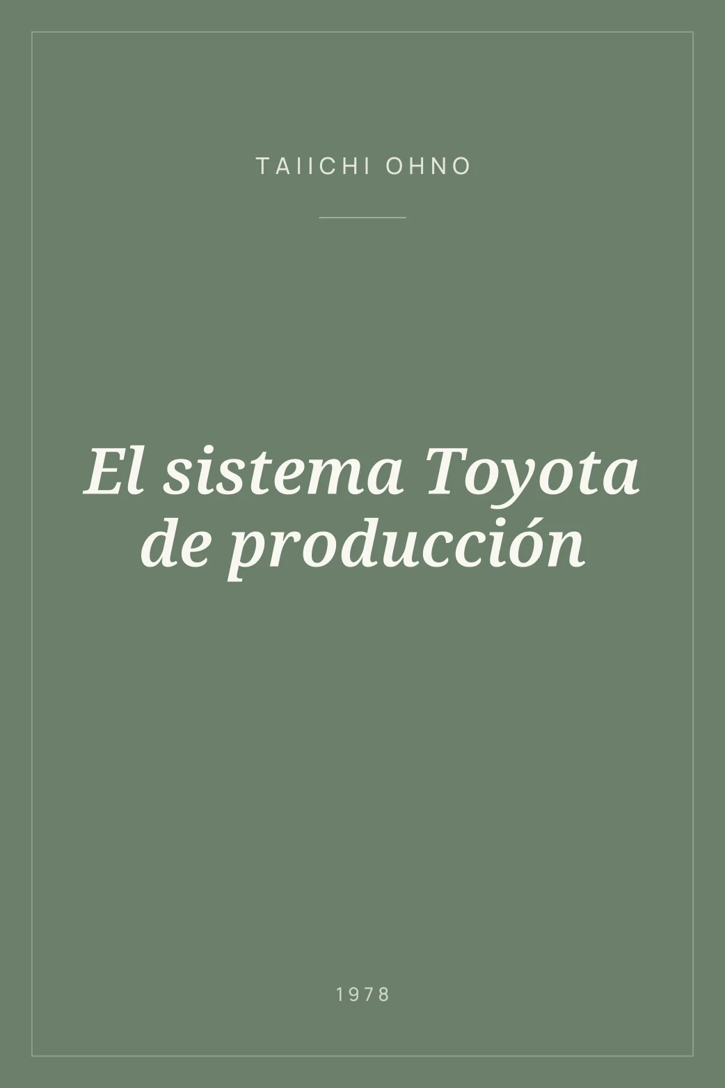Portada de El sistema Toyota de producción