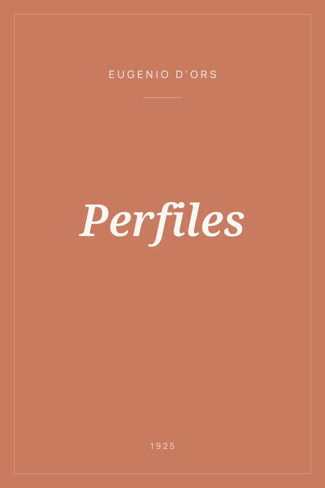 Portada de Perfiles