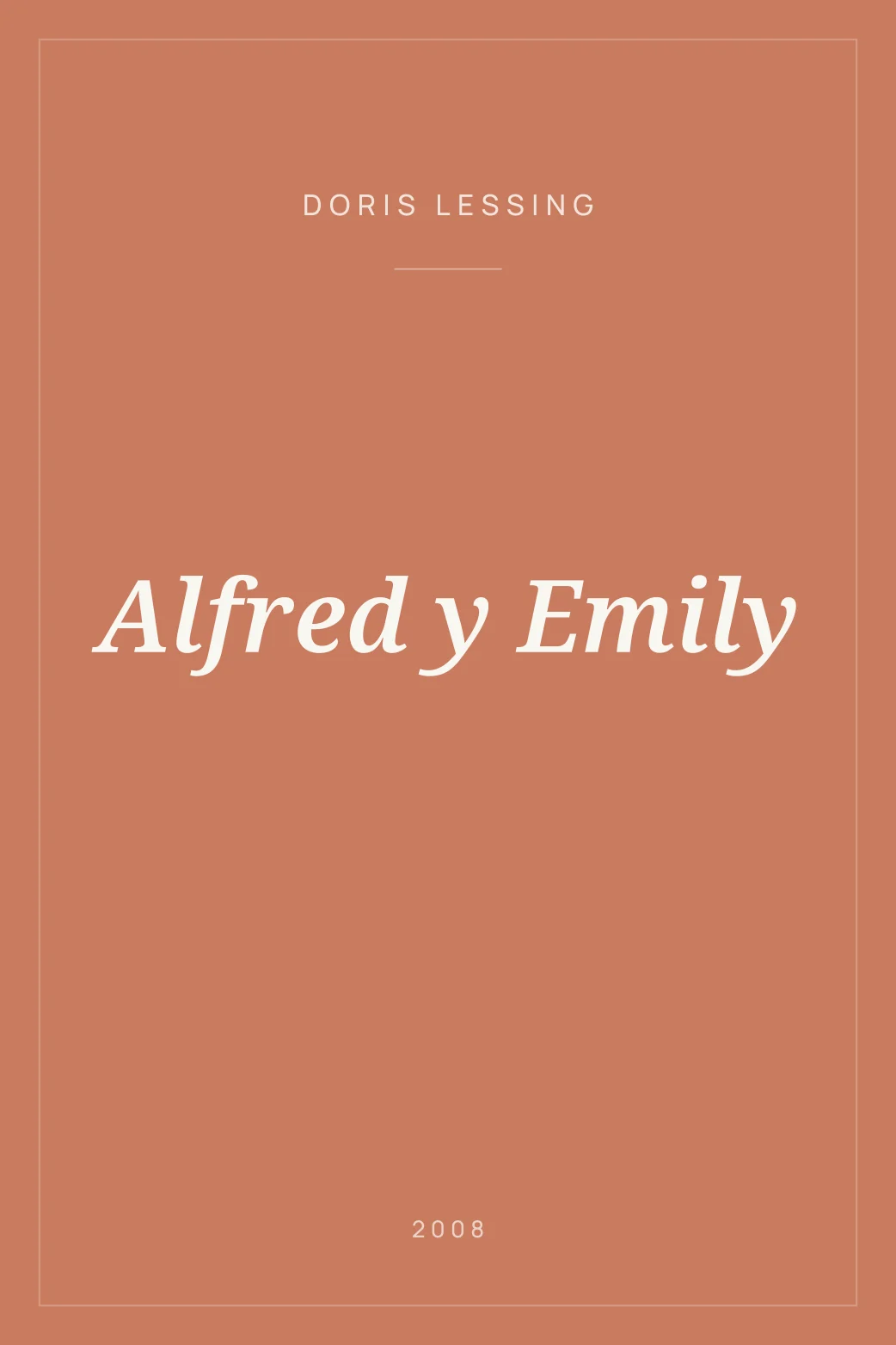 Portada de Alfred y Emily