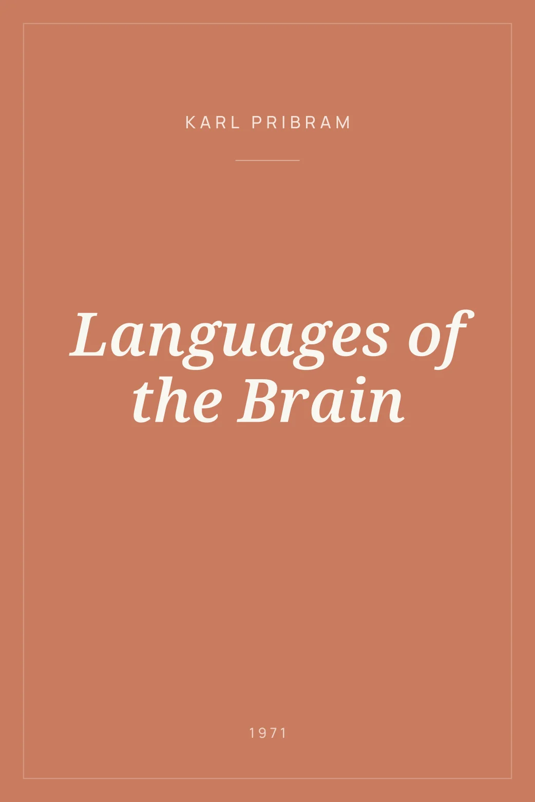 Portada de Languages of the Brain