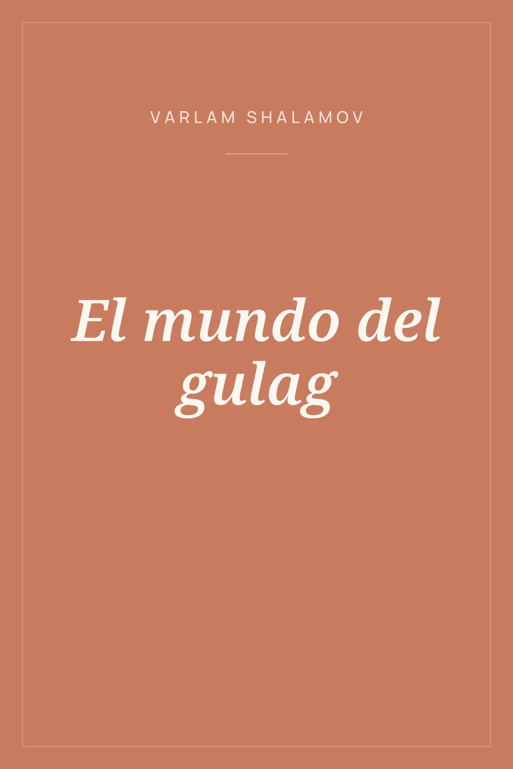 Portada de El mundo del gulag