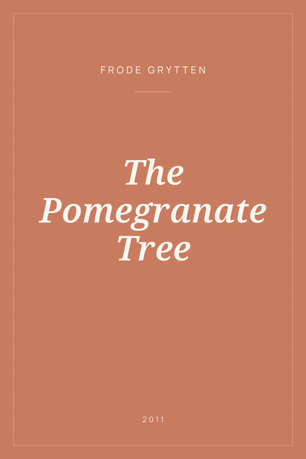 Portada de The Pomegranate Tree