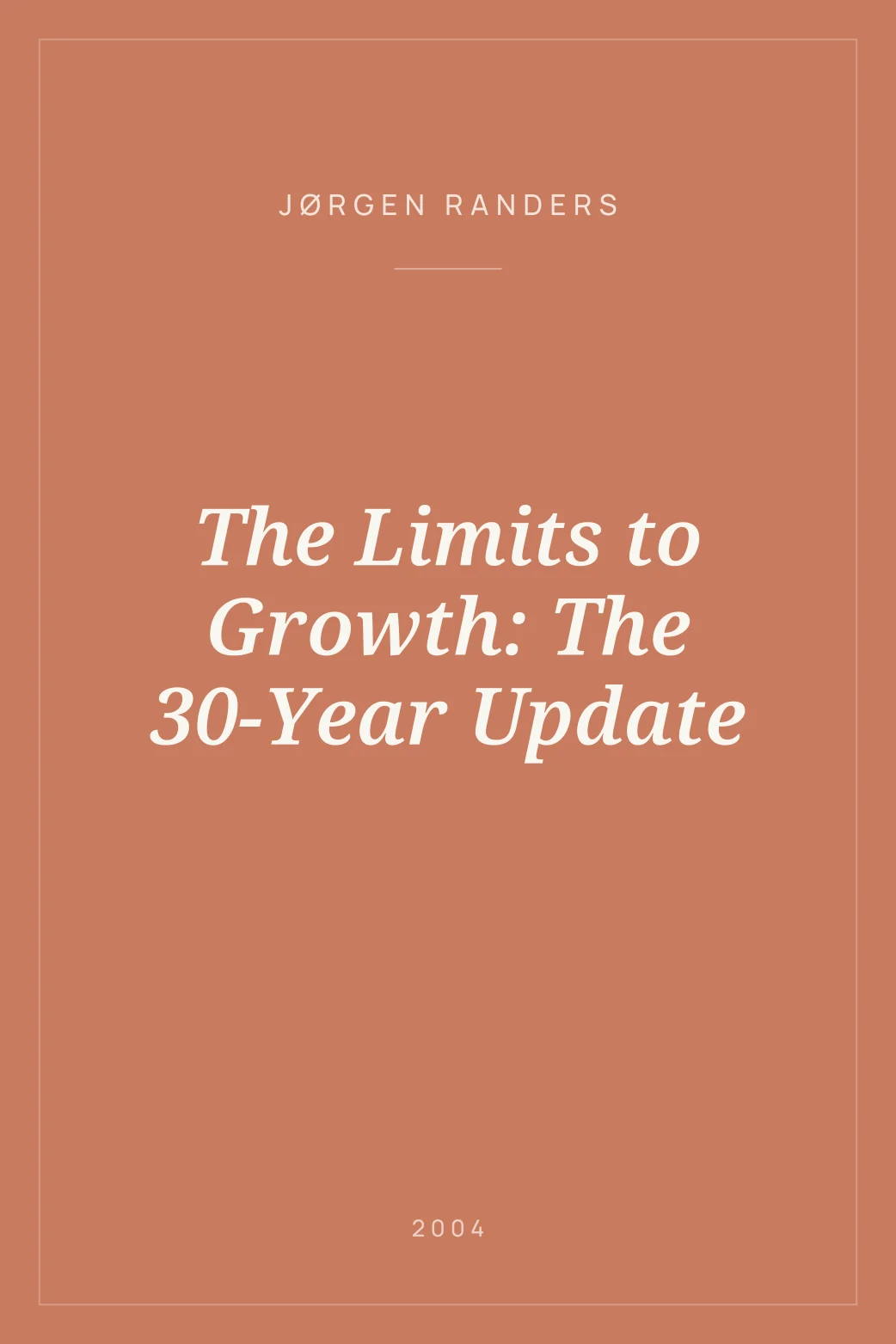 Portada de The Limits to Growth: The 30-Year Update
