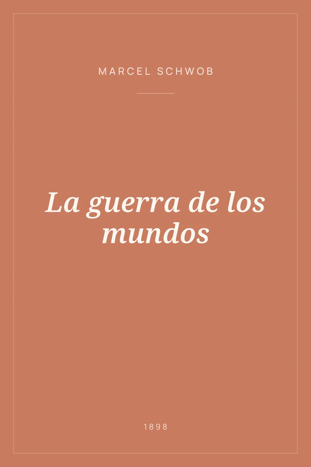 Portada de La guerra de los mundos