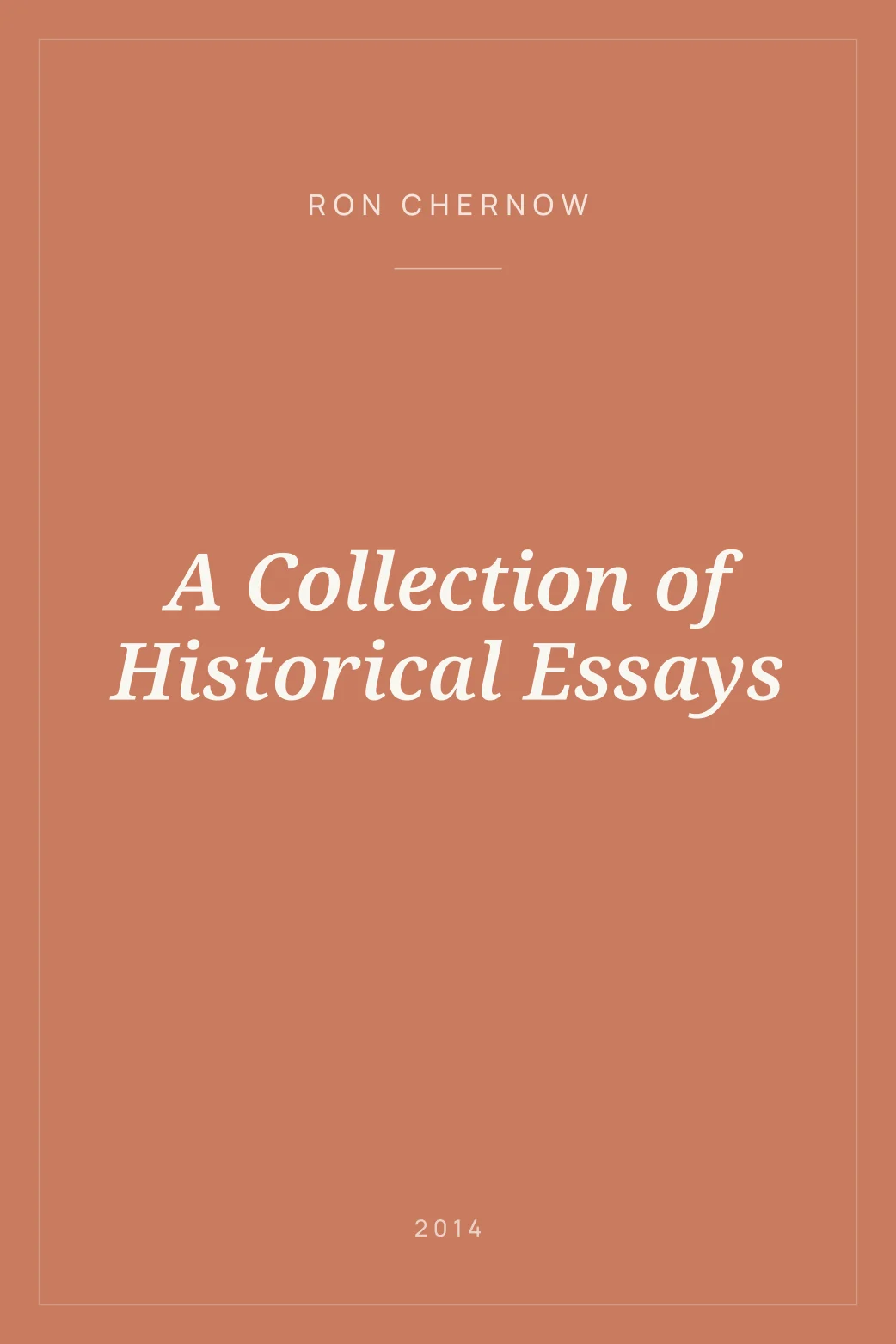 Portada de A Collection of Historical Essays
