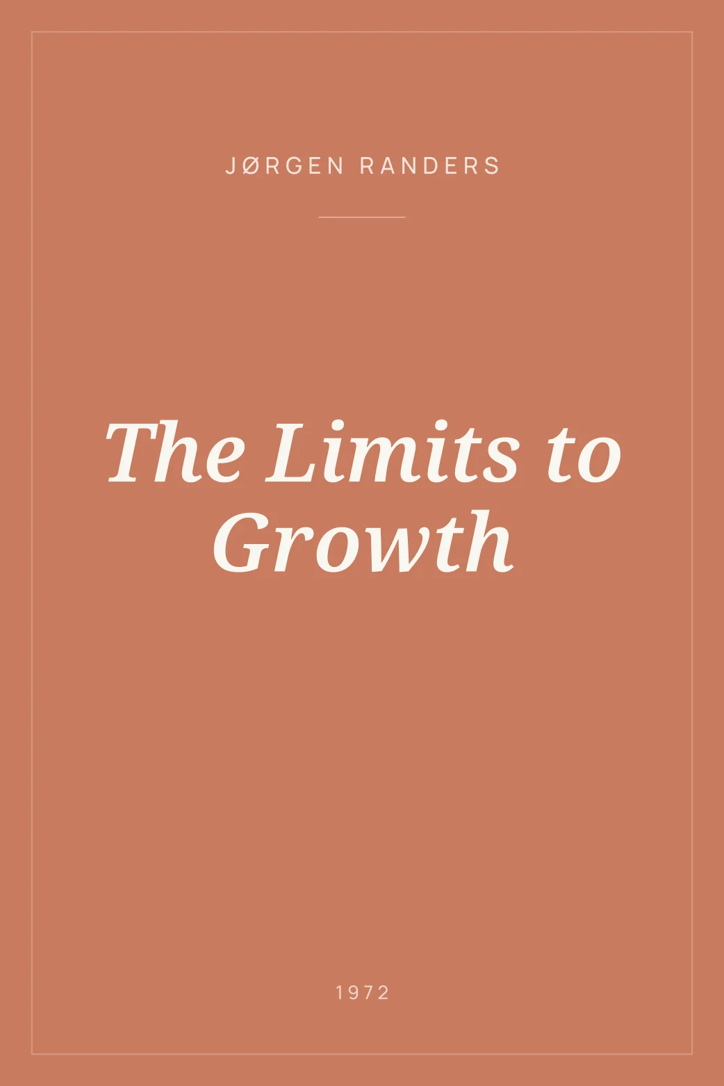 Portada de The Limits to Growth